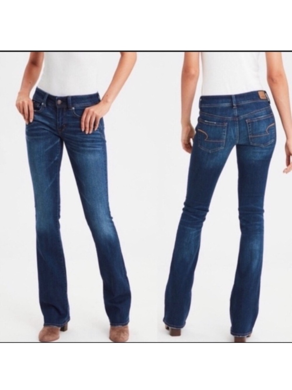 American Eagle Women’s Super Stretch Kick Boot Jeans